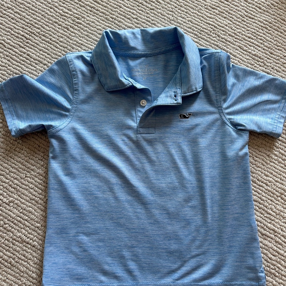Vineyard Vines Light Blue Kids Polo Shirt